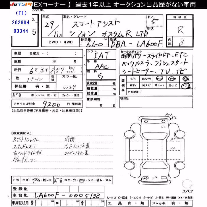 SUBARU CHIFFON