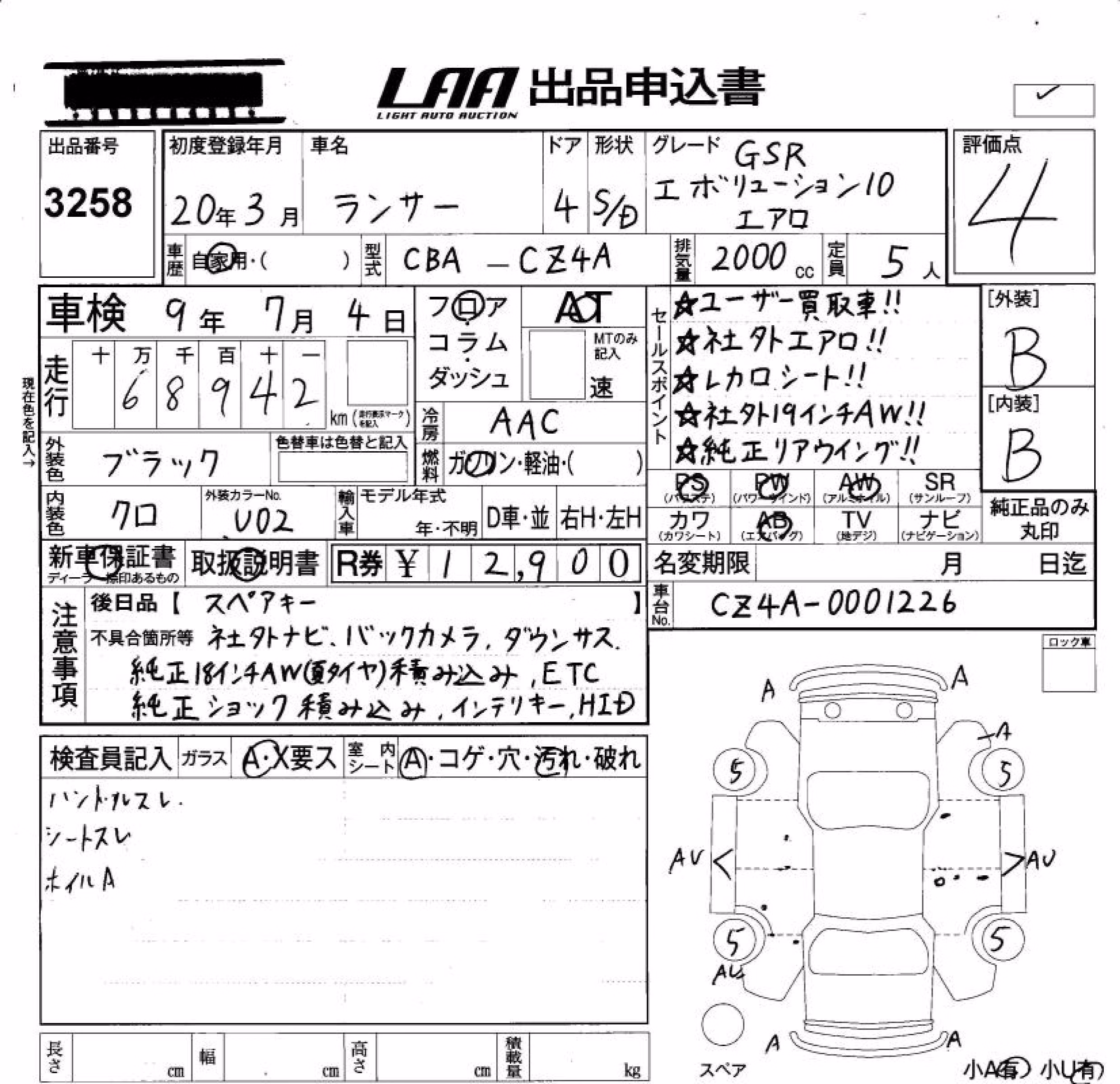 MITSUBISHI LANCER EVOLUTION