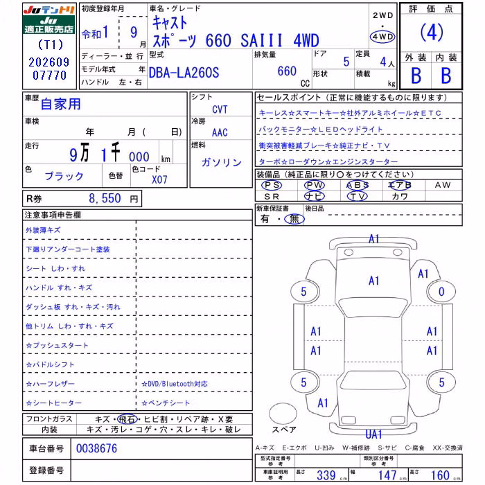 DAIHATSU CAST