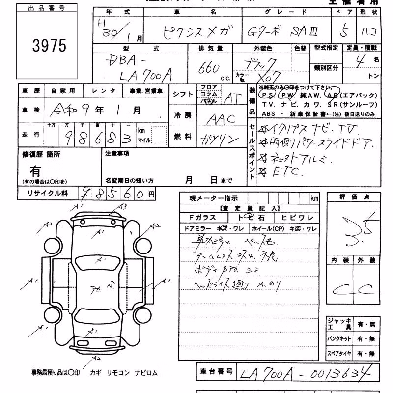 TOYOTA PIXIS MEGA