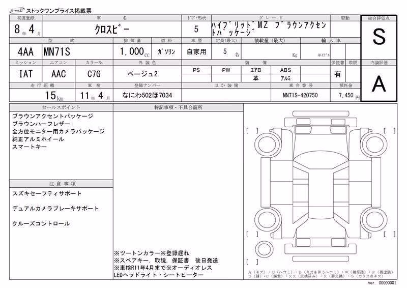 SUZUKI XBEE