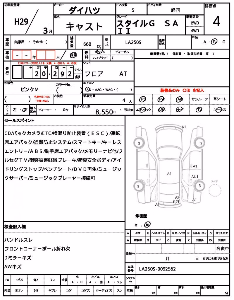DAIHATSU CAST