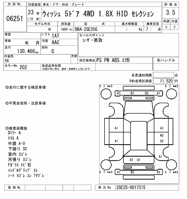 TOYOTA WISH