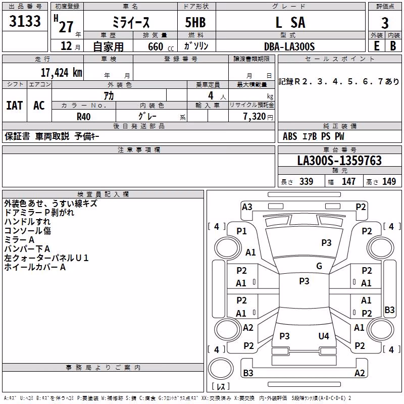DAIHATSU MIRA E:S