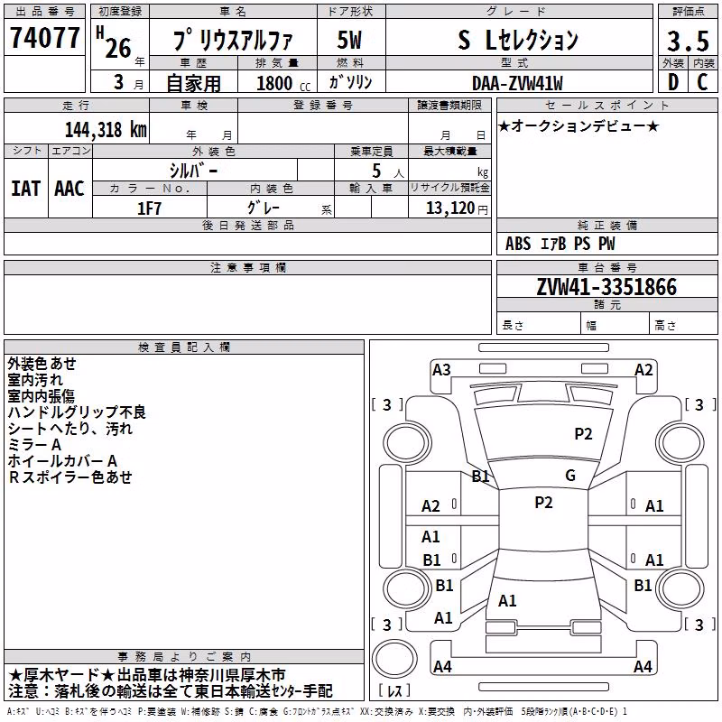 TOYOTA PRIUS ALPHA