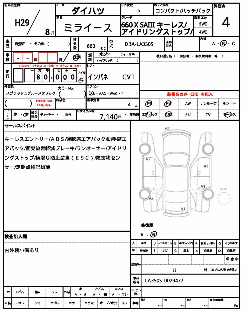 DAIHATSU MIRA E:S
