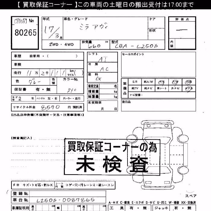 DAIHATSU MIRA AVY