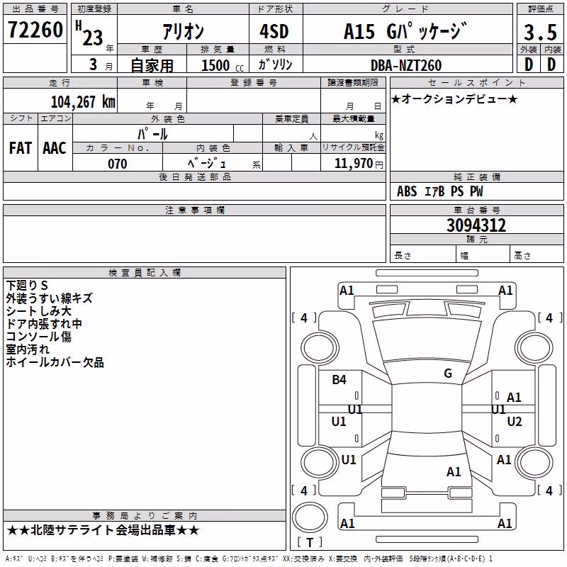 TOYOTA ALLION