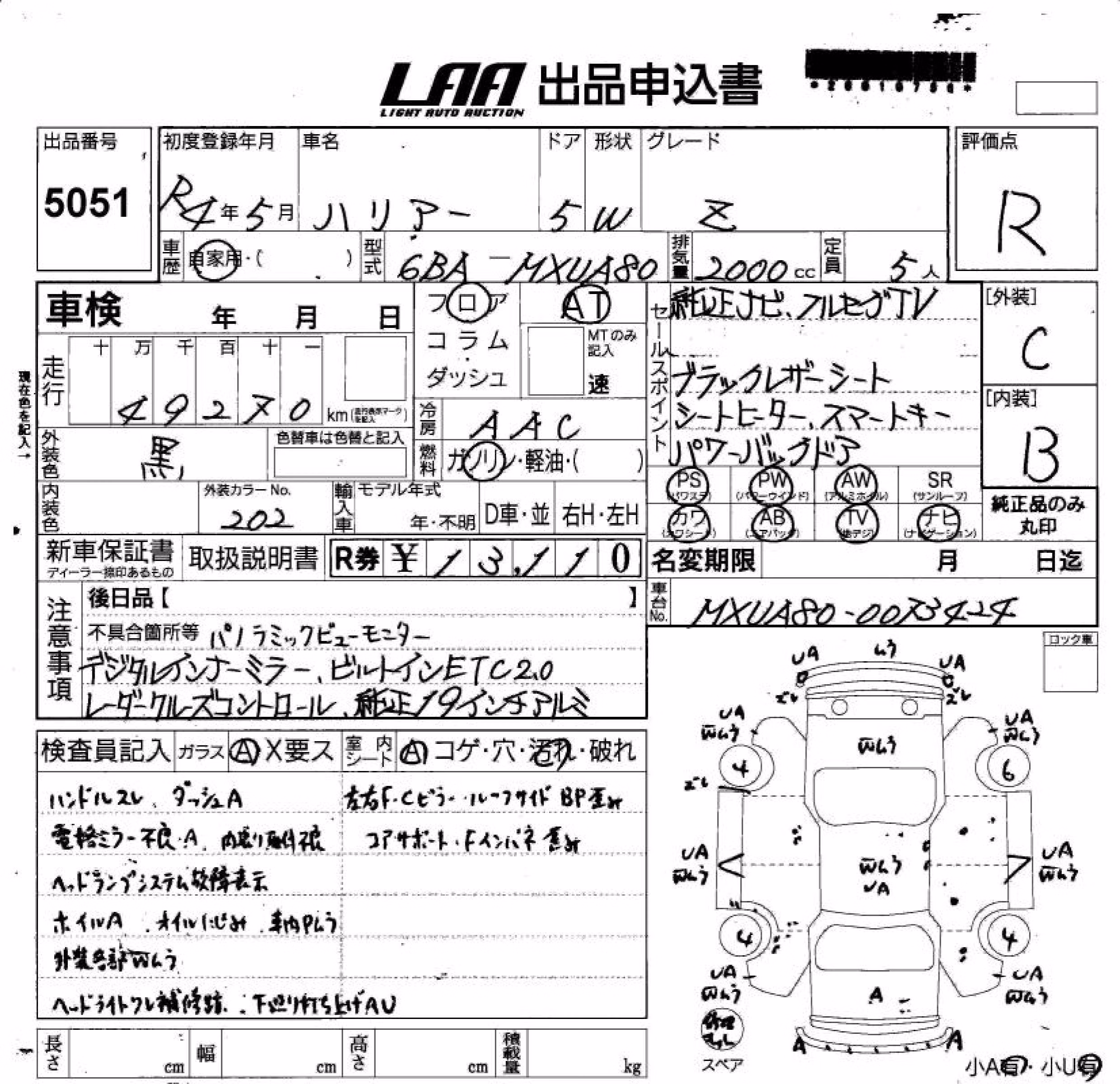 TOYOTA HARRIER