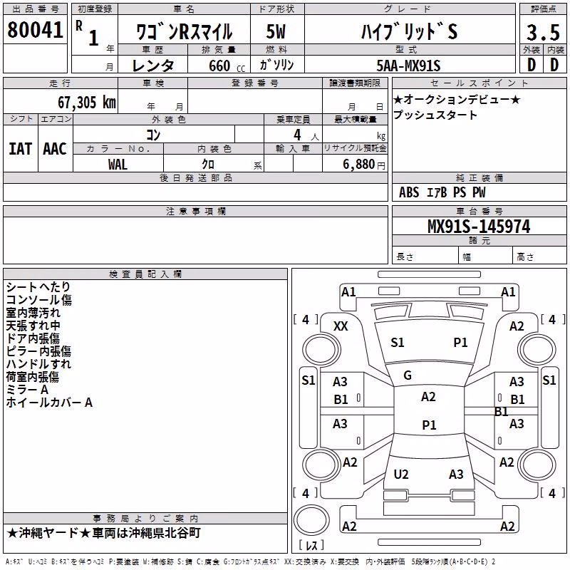 SUZUKI WAGON R SMILE