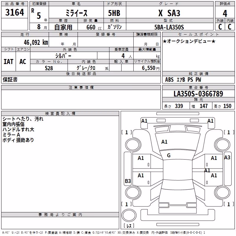 DAIHATSU MIRA E:S