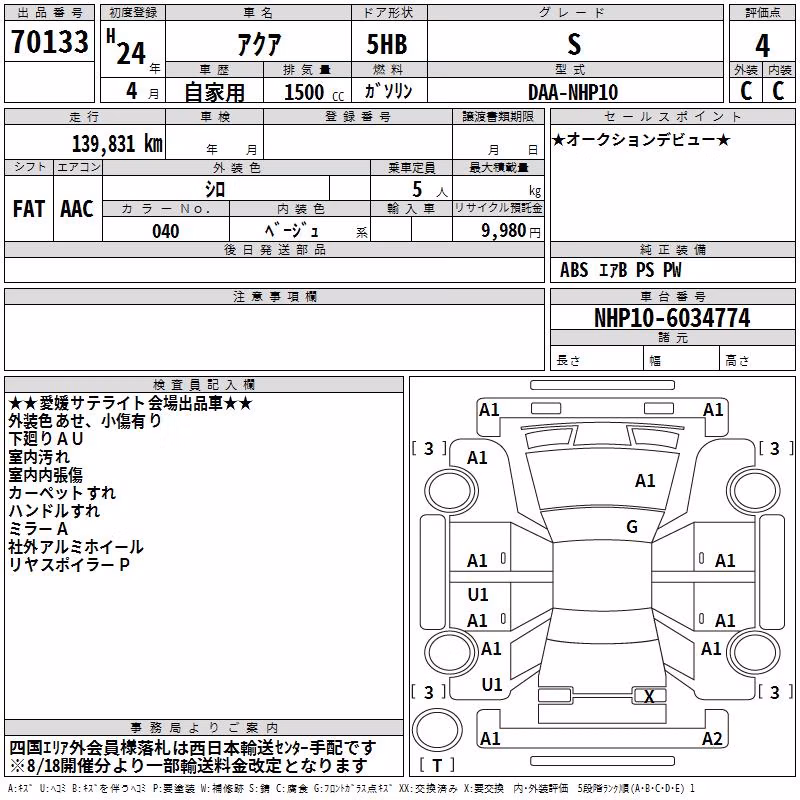 TOYOTA AQUA