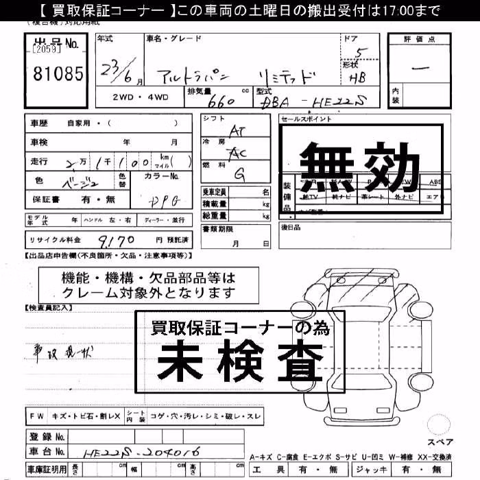 SUZUKI ALTO LAPIN