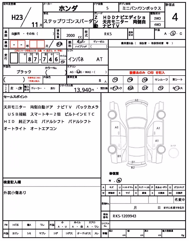 HONDA STEPWGN