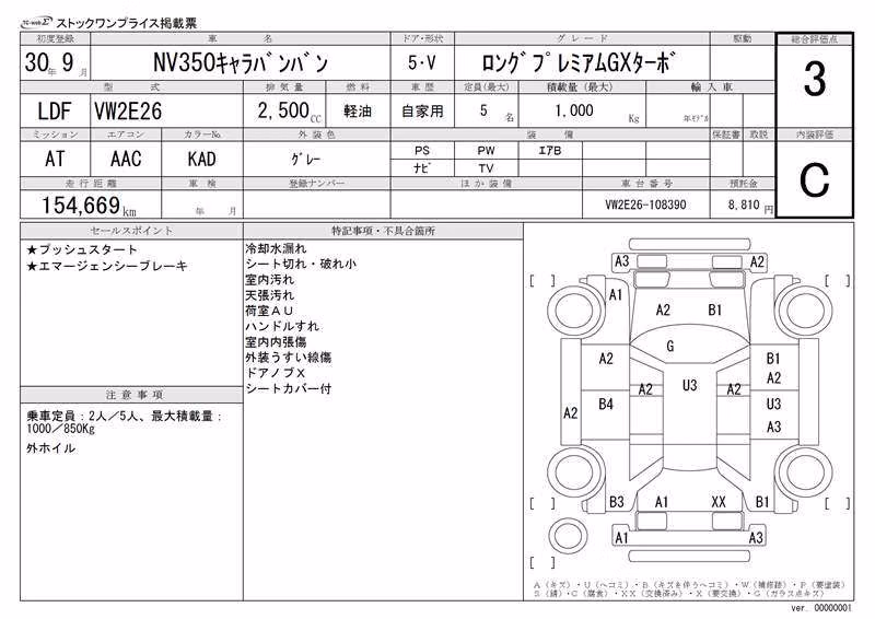 NISSAN NV350 CARAVAN