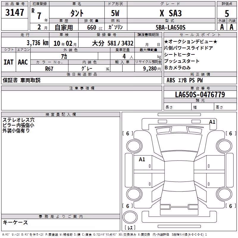 DAIHATSU TANTO