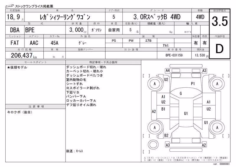 SUBARU LEGACY