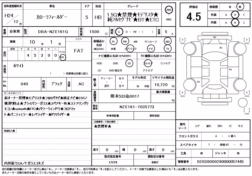 Toyota Corolla Fielder