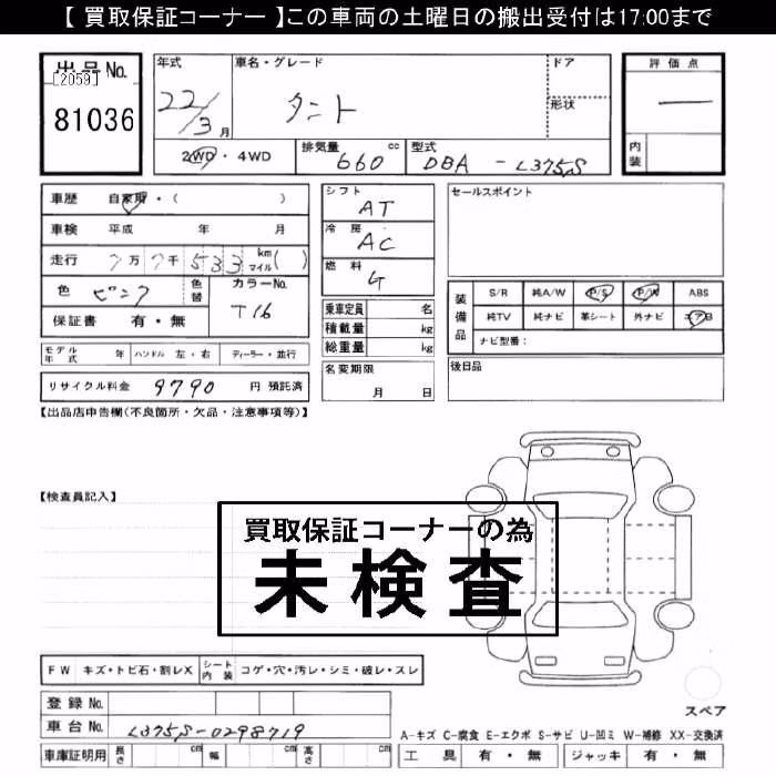 DAIHATSU TANTO