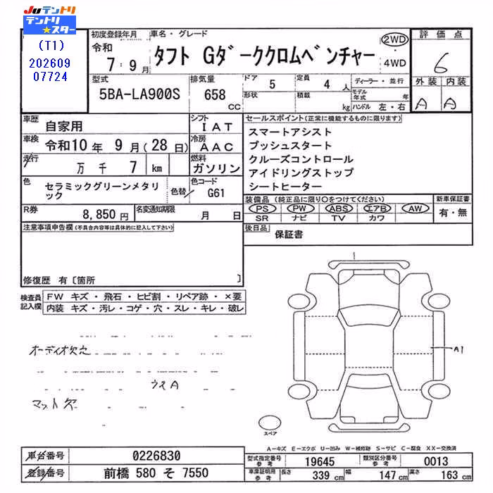 DAIHATSU TAFT