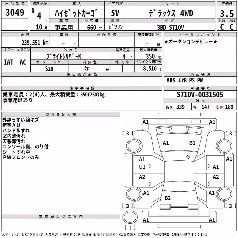 DAIHATSU ATRAI