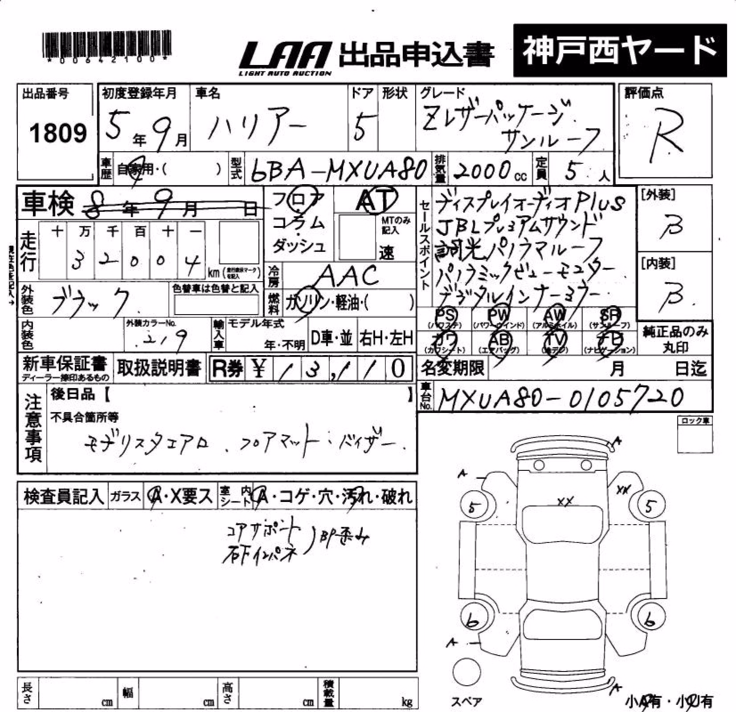 TOYOTA HARRIER