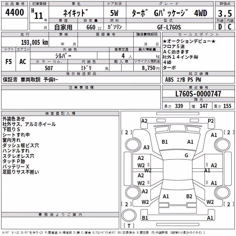 DAIHATSU NAKED