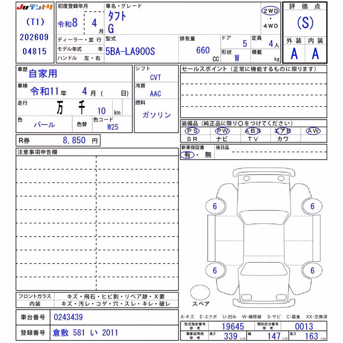 DAIHATSU TAFT