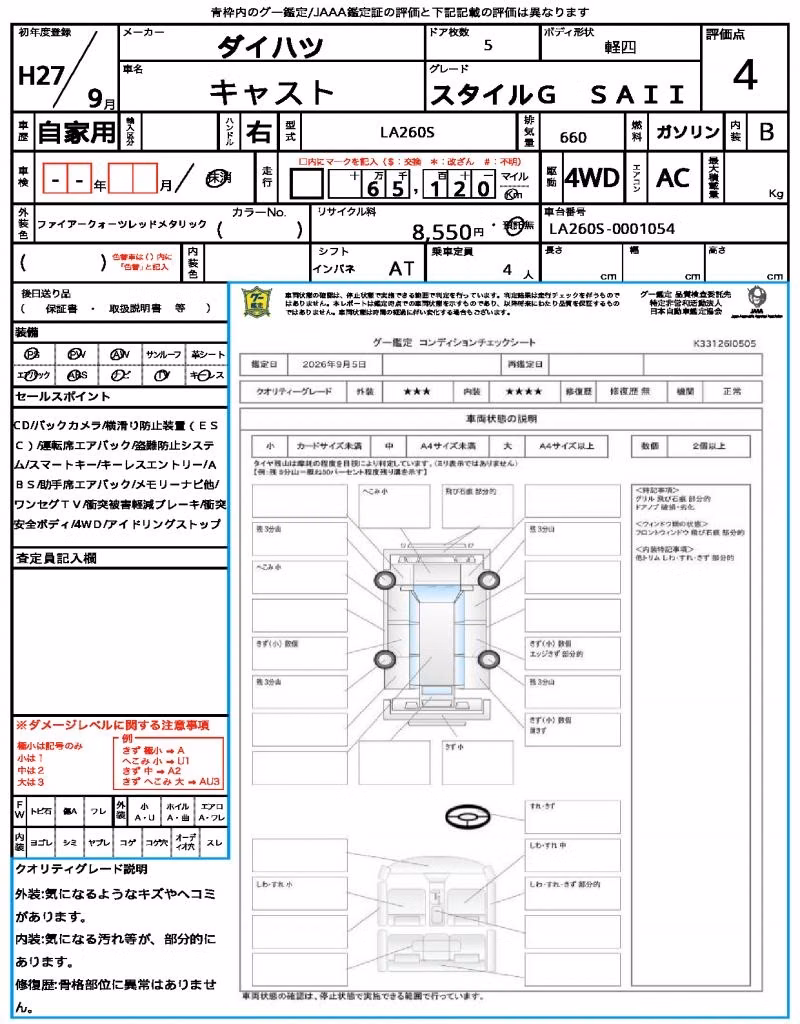 DAIHATSU CAST