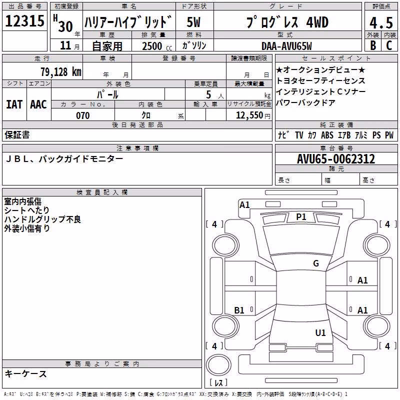 TOYOTA HARRIER