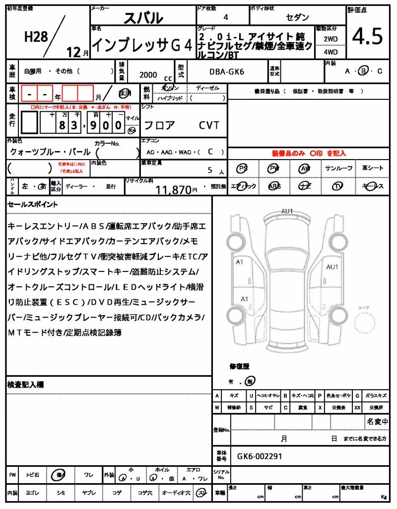 SUBARU IMPREZA