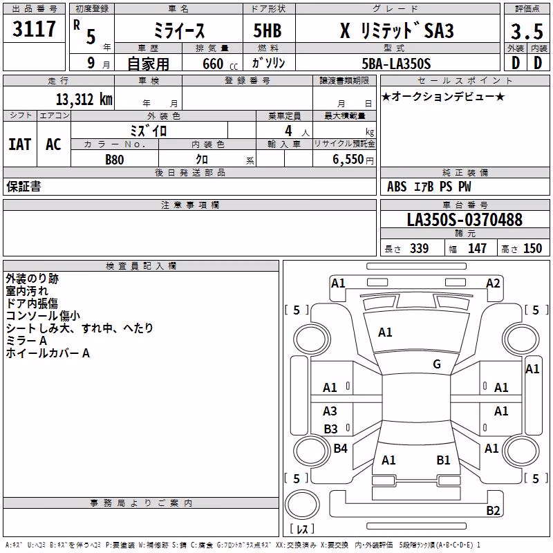 DAIHATSU MIRA E:S