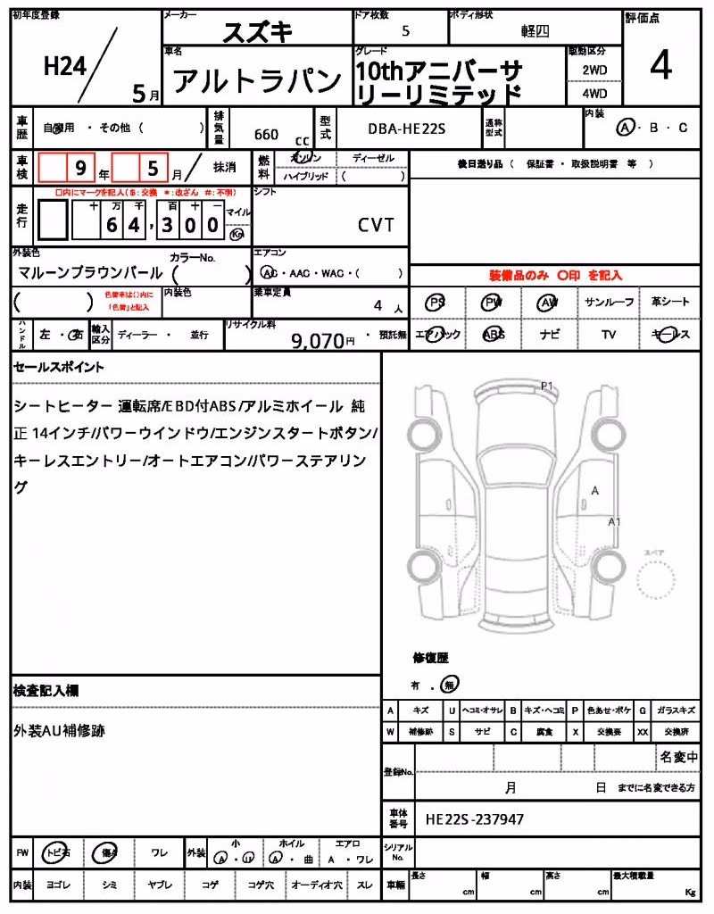 SUZUKI ALTO LAPIN
