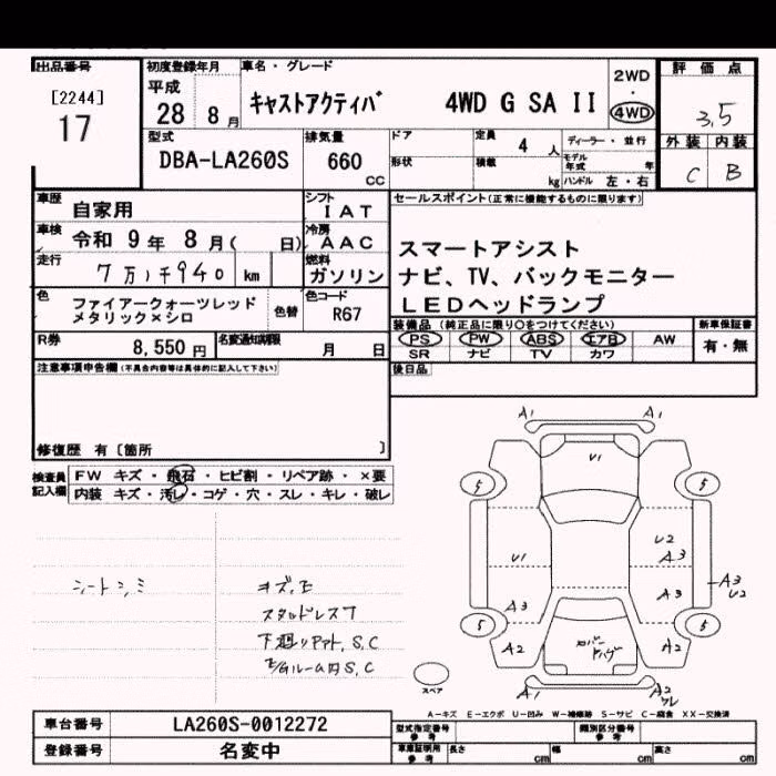 DAIHATSU CAST