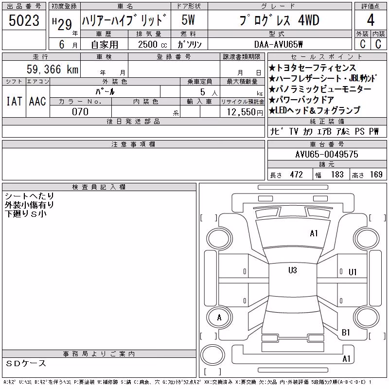 TOYOTA HARRIER
