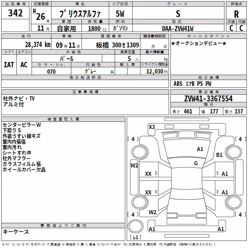 TOYOTA PRIUS ALPHA