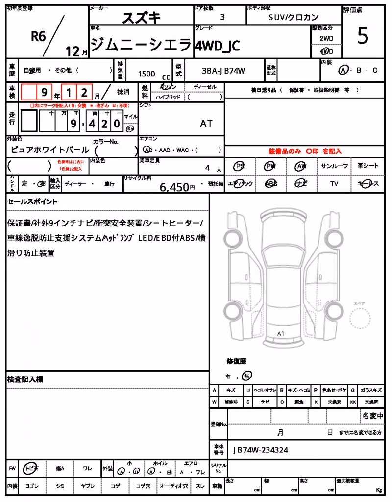 SUZUKI JIMNY SIERRA
