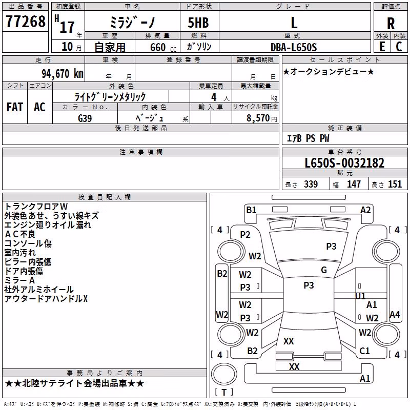DAIHATSU MIRA GINO