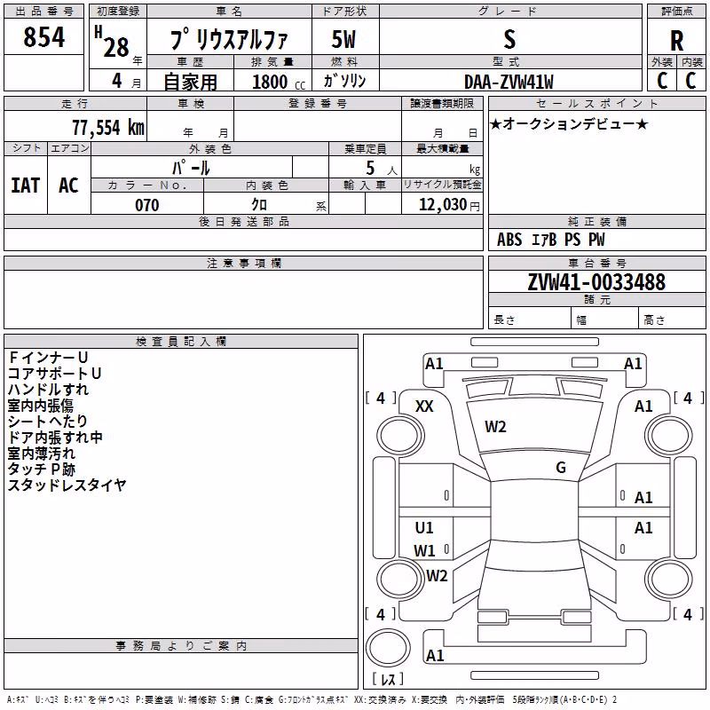 TOYOTA PRIUS ALPHA