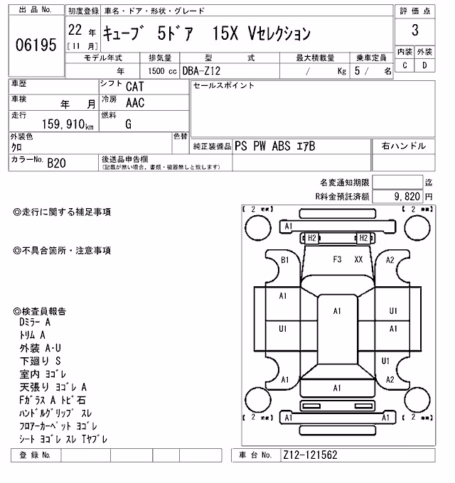 NISSAN CUBE