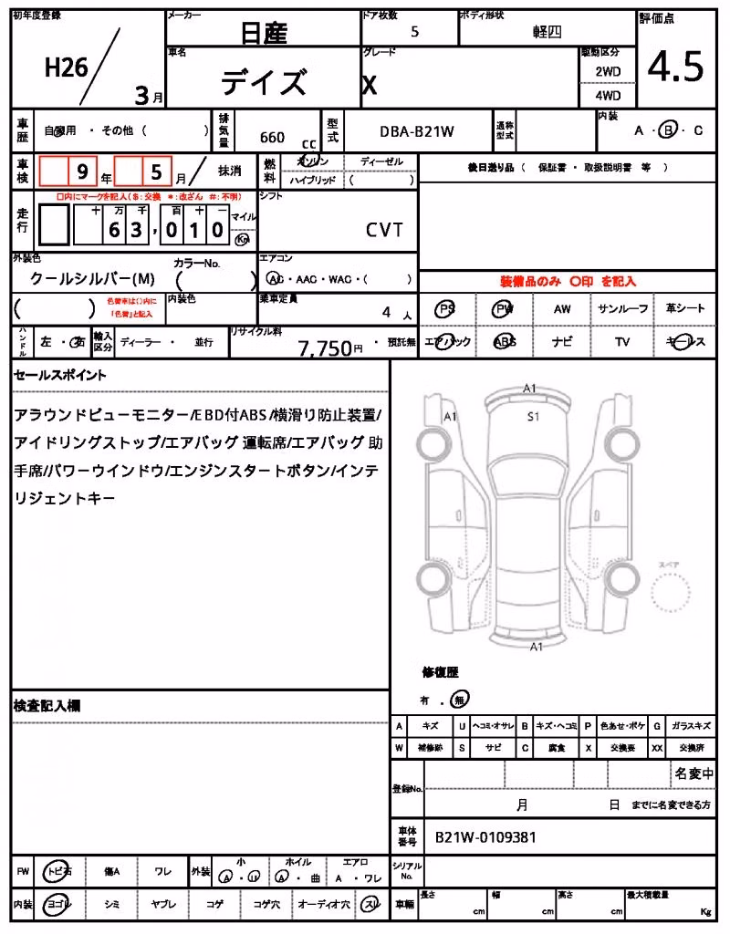 NISSAN DAYZ