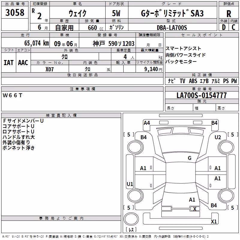 DAIHATSU WAKE