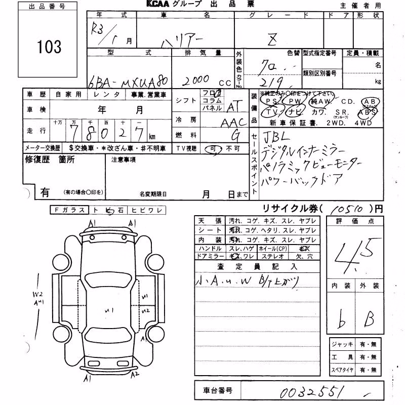 TOYOTA HARRIER