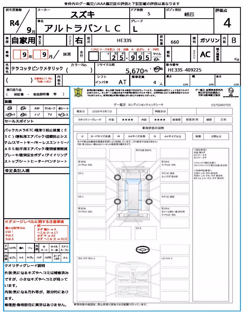 SUZUKI ALTO LAPIN