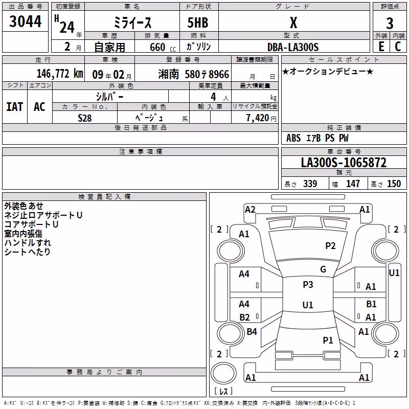 DAIHATSU MIRA E:S