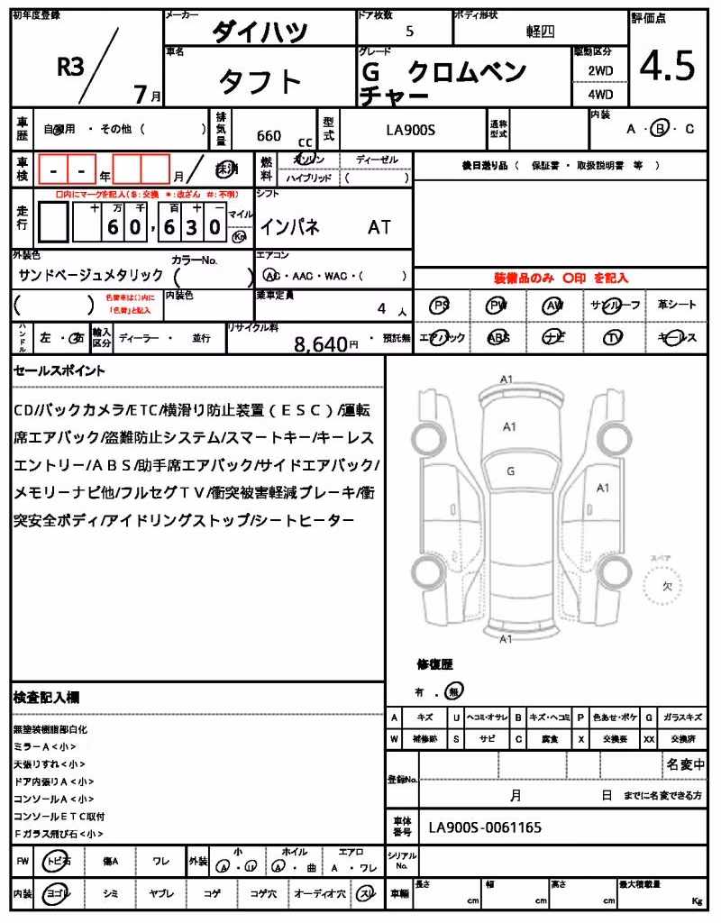 DAIHATSU TAFT