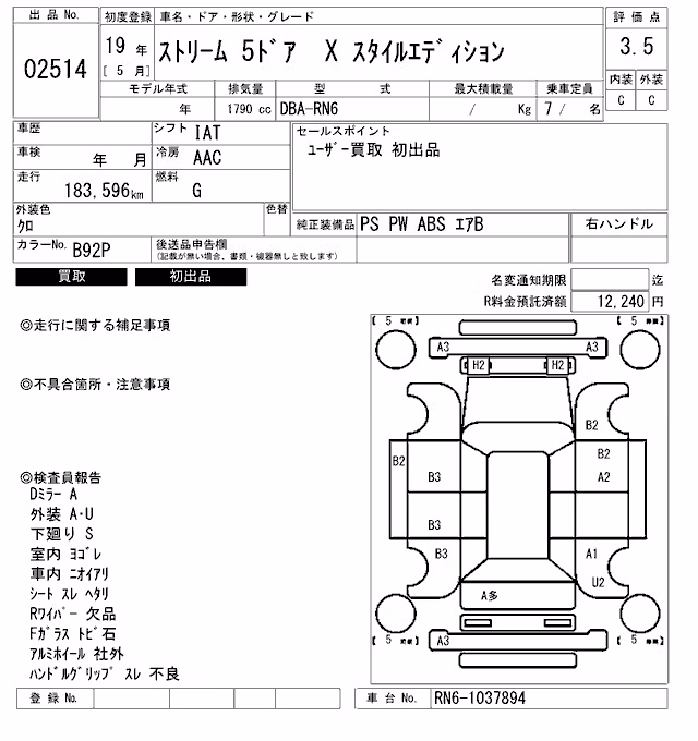 HONDA STREAM