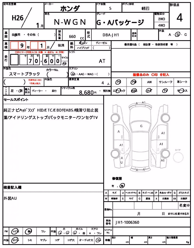 HONDA N-WGN