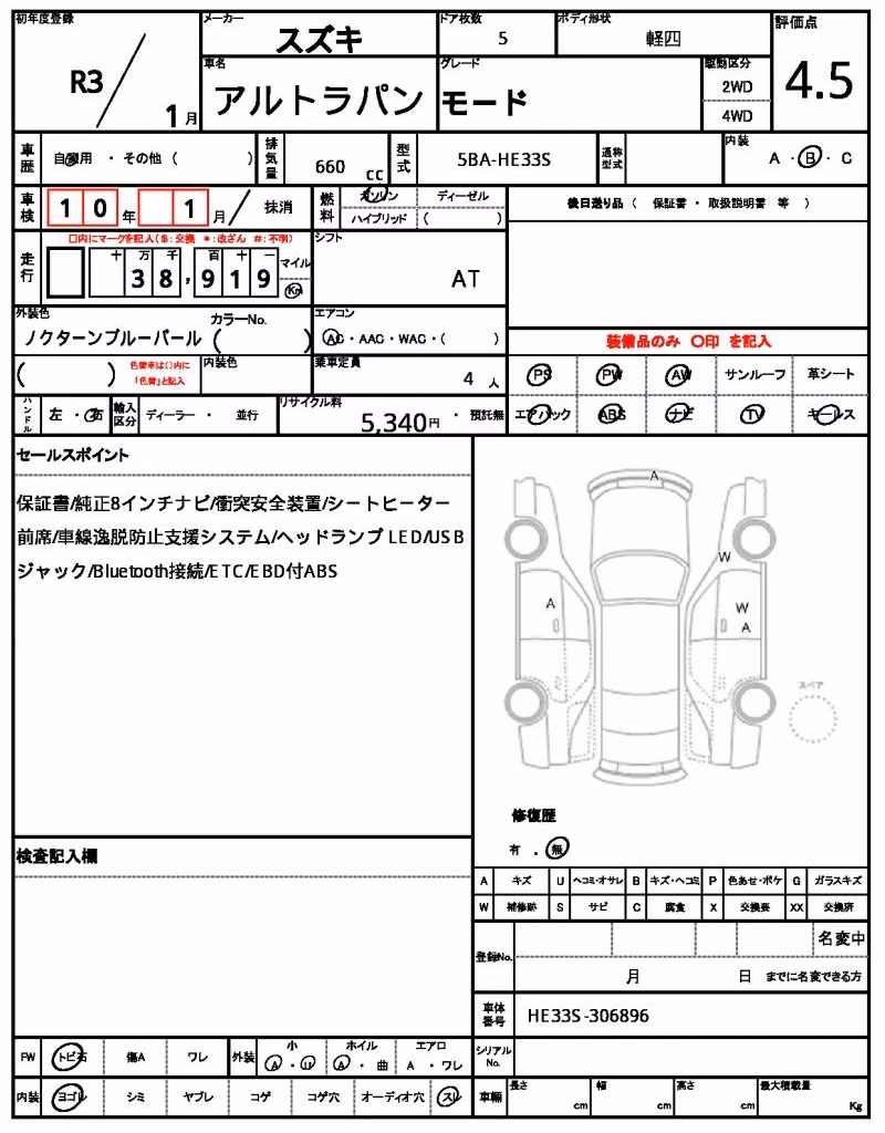 SUZUKI ALTO LAPIN