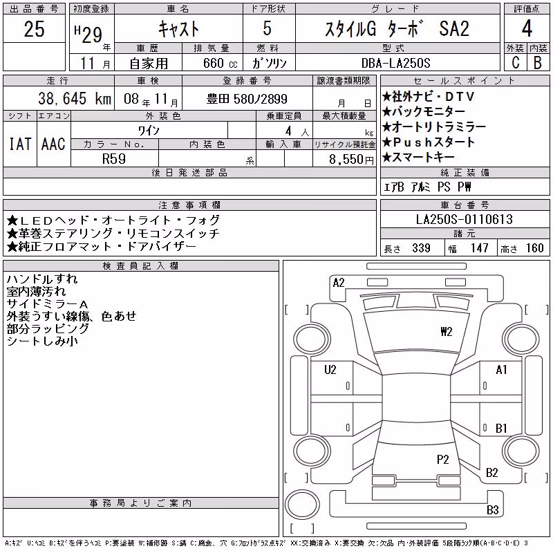 DAIHATSU CAST